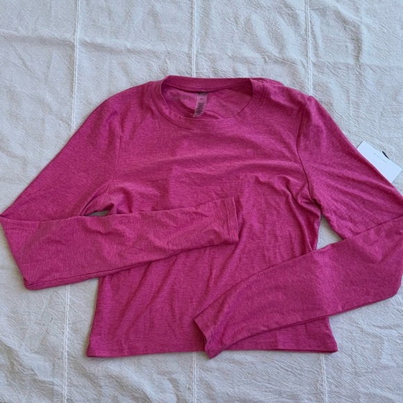 Beyond Yoga Pink Long Sleeve Top - Picture 1 of 4